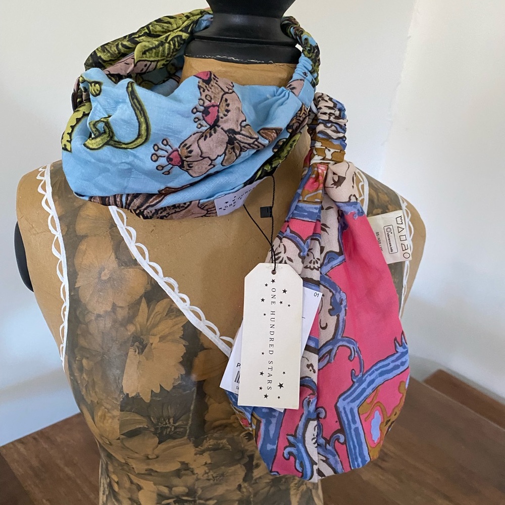One hundred Stars ( wrap hat band) One Size, New, made in India